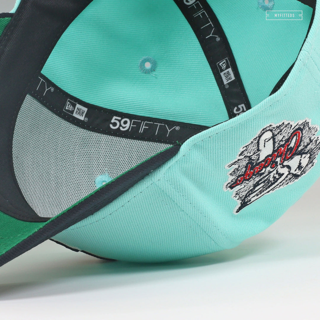 CHICAGO WHITE SOX CHAIN STITCHED TIFFANY INSPIRED NEW ERA FITTED
