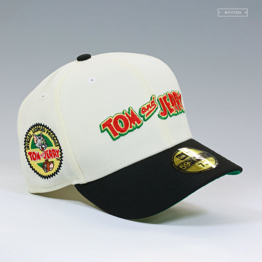 TOM AND JERRY™ OFFICIAL LICENSED PRODUCT OFF WHITE NEW ERA FITTED