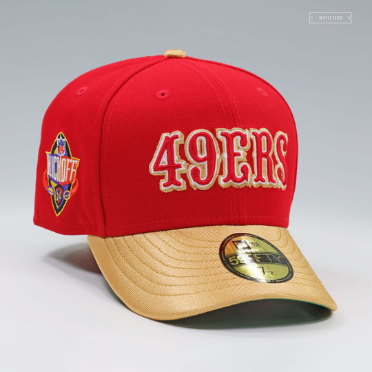 SAN FRANCISCO 49ERS NFL KICKOFF 1994 RADIANT RED GOLDEN METALLIC
