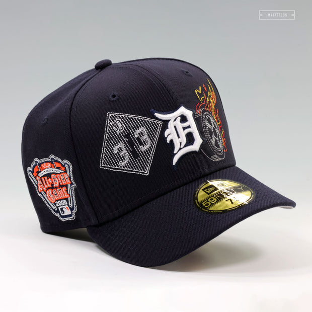 DETROIT TIGERS 2005 MLB ALL-STAR GAME CITY HIGHLIGHTS NEW ERA FITTED CAP