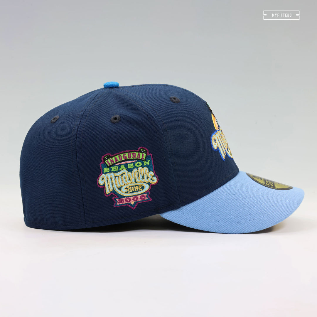 MUDVILLE NINE 2000 INAUGURAL SEASON FREESTYLE WITH COLORS NEW ERA