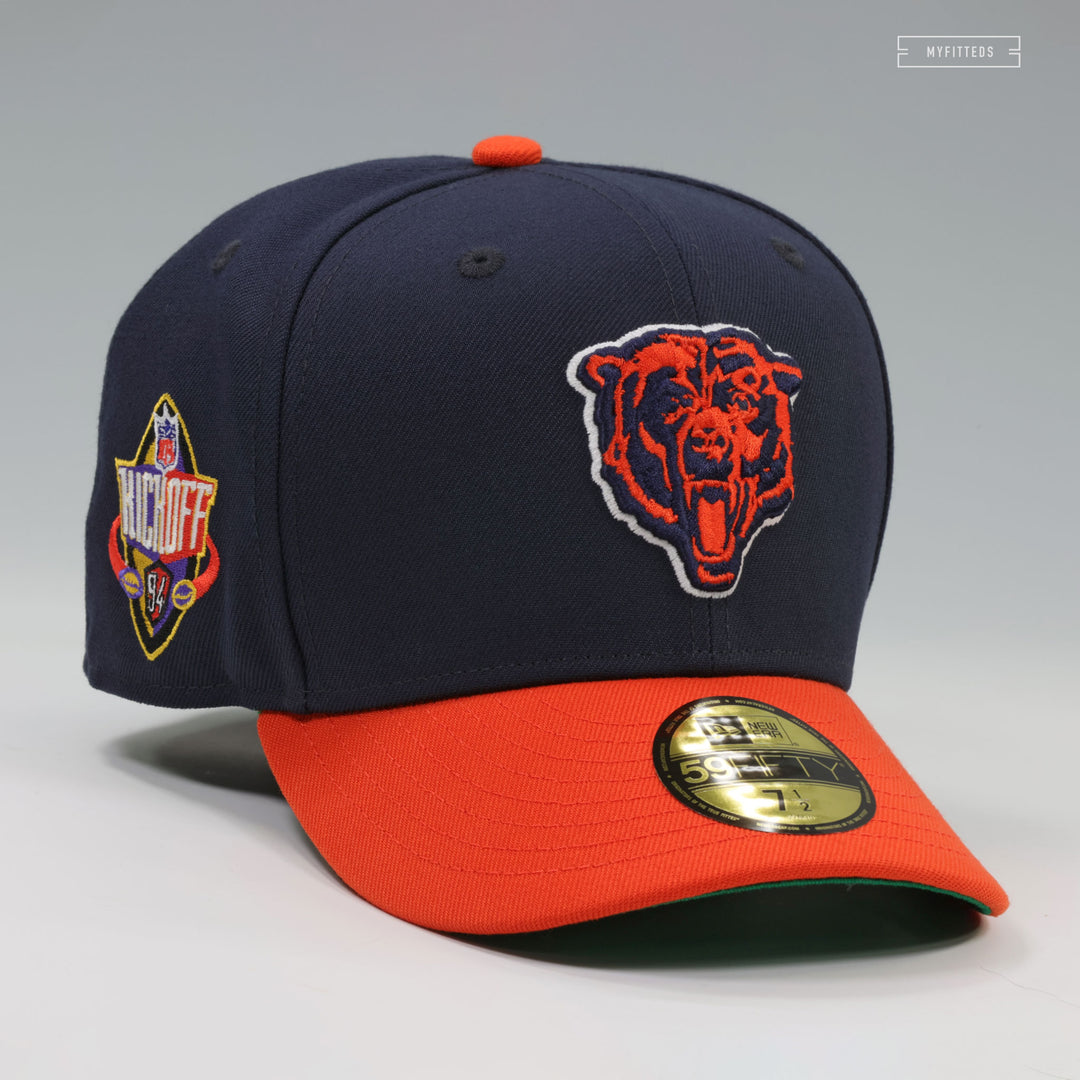 CHICAGO BEARS NFL KICKOFF 1994 MIDNIGHT NAVY ORANGEADE NEW ERA