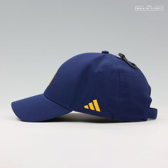 帽子 FEELS LOGO CAP NAVY Luxury Towelling Cap - Navy - Aman Essentials