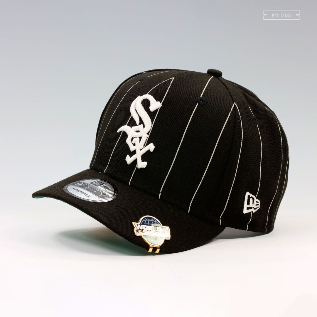 CHICAGO WHITE SOX 2005 WORLD SERIES CAP BYTES PINSTRIPE NEW ERA