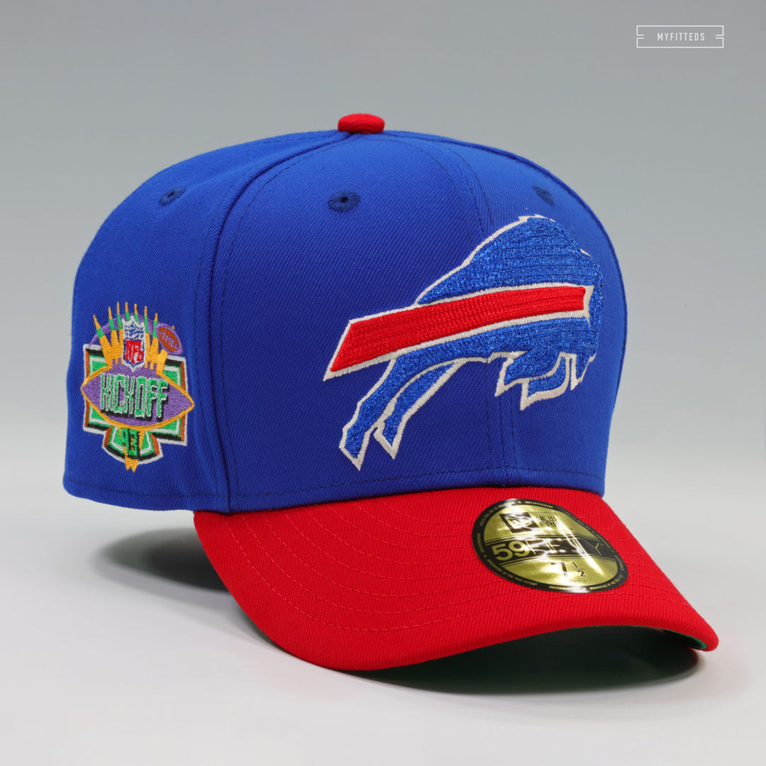 BUFFALO BILLS NFL KICKOFF 1993 BLUE SAPPHIRE RADIANT RED NEW ERA