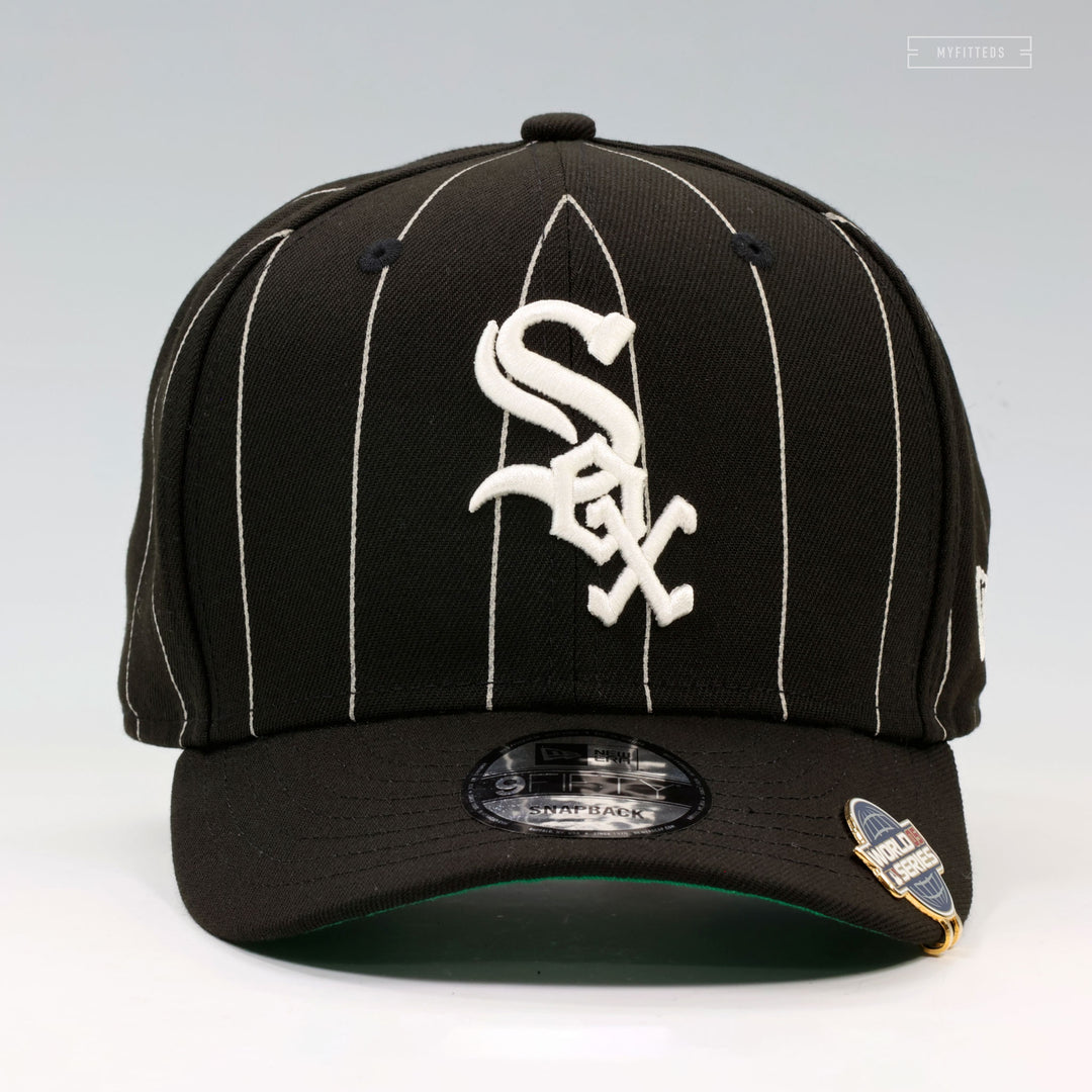 CHICAGO WHITE SOX 2005 WORLD SERIES CAP BYTES PINSTRIPE NEW ERA