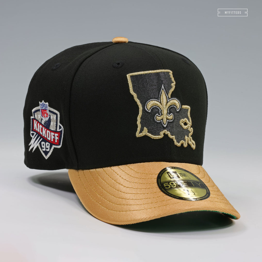 NEW ORLEANS SAINTS NFL KICKOFF 1999 JET BLACK GOLDEN METALLIC NEW