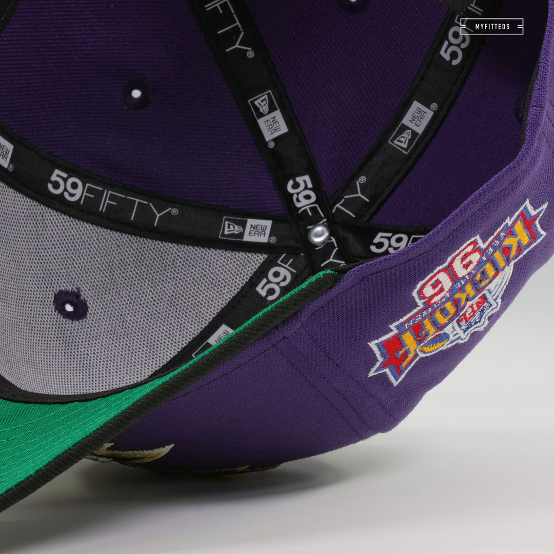 BALTIMORE RAVENS NFL KICKOFF 1996 PURPLE ORCHID JET BLACK NEW ERA