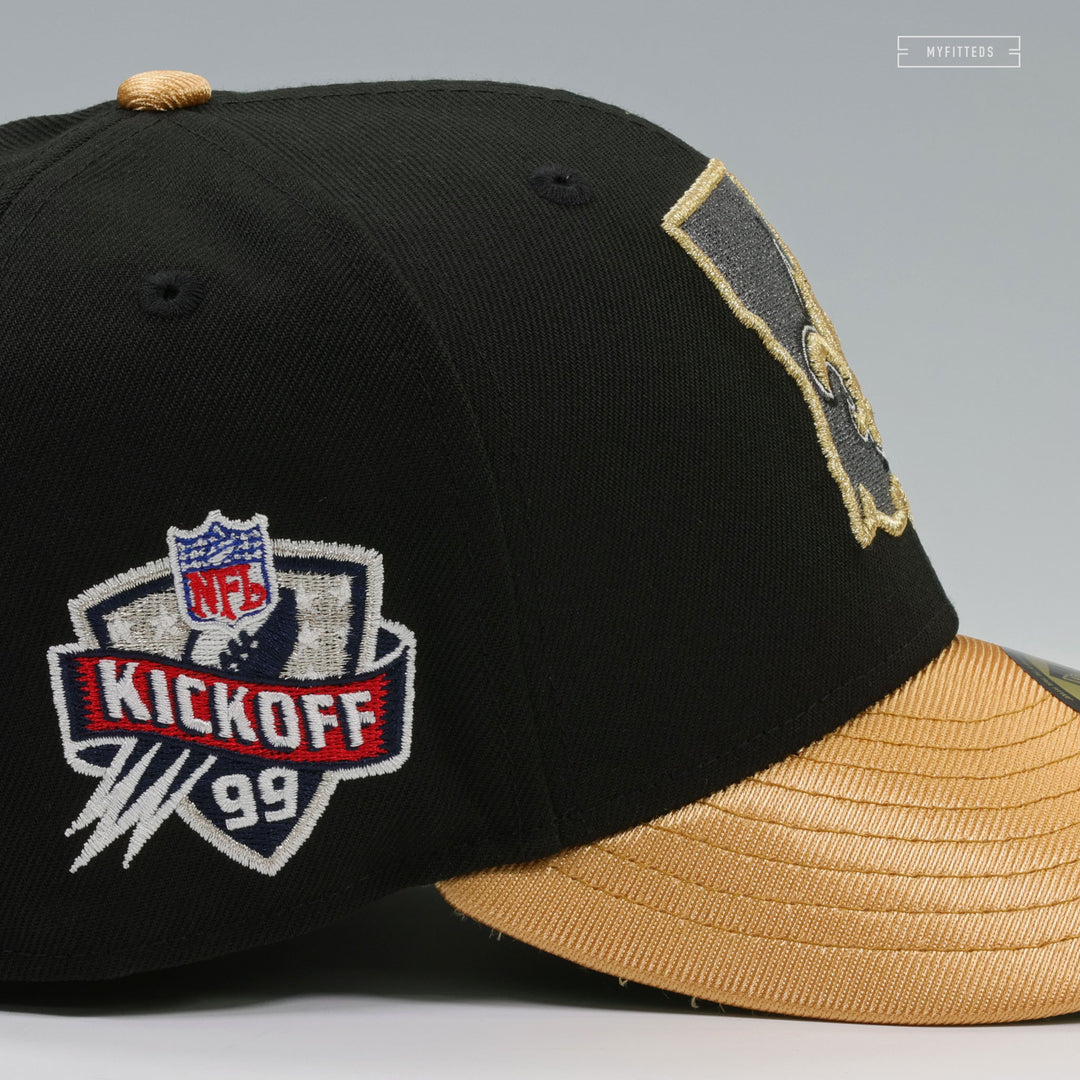 NEW ORLEANS SAINTS NFL KICKOFF 1999 JET BLACK GOLDEN METALLIC NEW