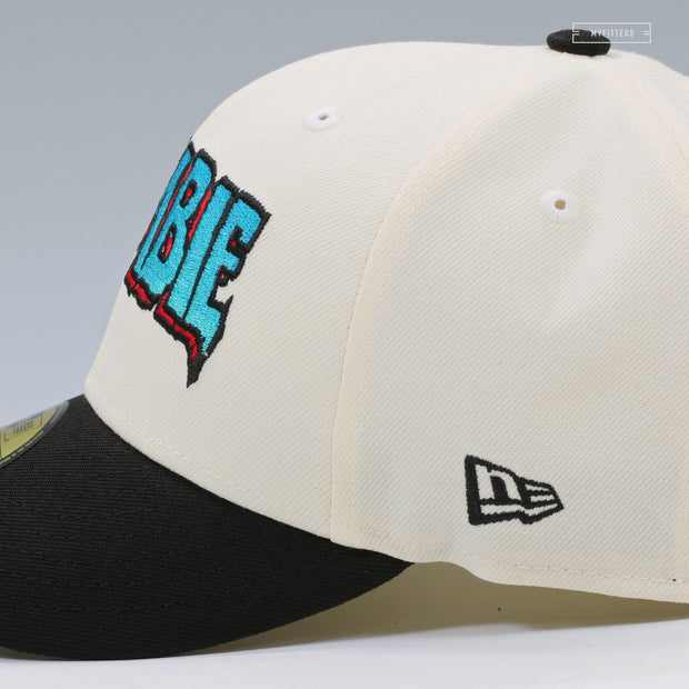 ZOMBIE THE KOREAN ZOMBIE CHAN SUNG JUNG INSPIRED OFF WHITE NEW ERA FITTED CAP
