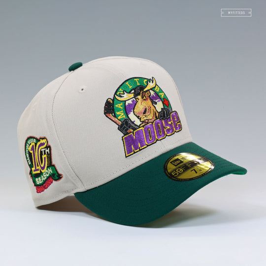 MANITOBA MOOSE 10TH ANNIVERSARY SANDSTONE FOREST GREEN NEW ERA