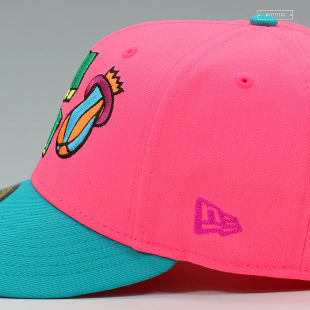 MIAMI HEAT NIKE LEBRON VIII PRE HEAT INSPIRED MIAMI VICE NEW ERA FITTED CAP