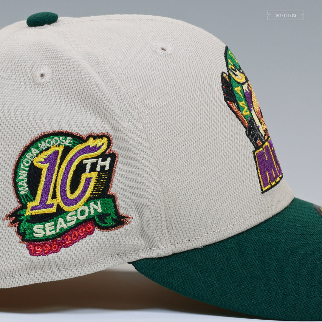 MANITOBA MOOSE 10TH ANNIVERSARY SANDSTONE FOREST GREEN NEW ERA