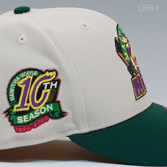 MANITOBA MOOSE 10TH ANNIVERSARY SANDSTONE FOREST GREEN NEW ERA