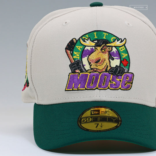 MANITOBA MOOSE 10TH ANNIVERSARY SANDSTONE FOREST GREEN NEW ERA