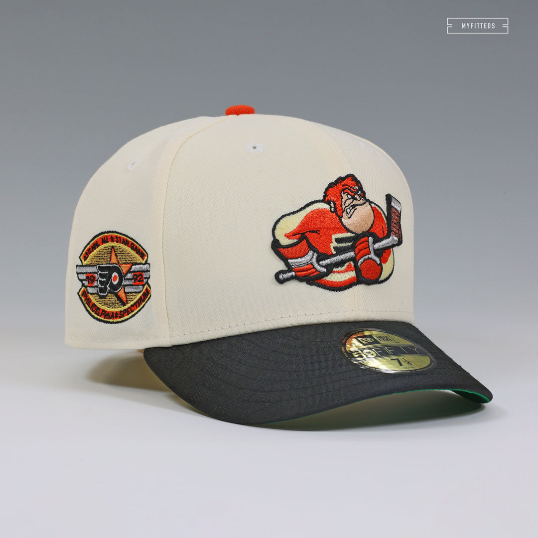 PHILADELPHIA FLYERS BROAD STREET BULLIES OFF WHITE NEW ERA FITTED