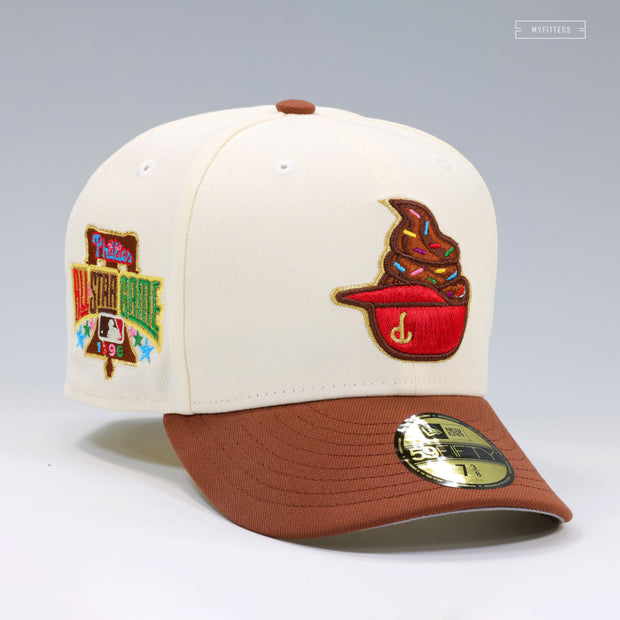 PHILADELPHIA PHILLIES 1996 MLB ALL-STAR GAME CHOCOLATE ICE CREAM NEW ERA FITTED CAP