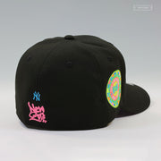 NEW YORK YANKEES 1942 ALL-STAR GAME BLACK LIGHT PACK GRADIENT GRAFFITI NEW ERA FITTED CAP