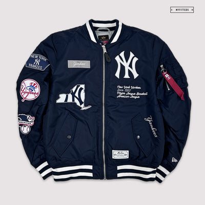 NEW YORK YANKEES X ALPHA INDUSTRIES X NEW ERA MA-1 BOMBER JACKET