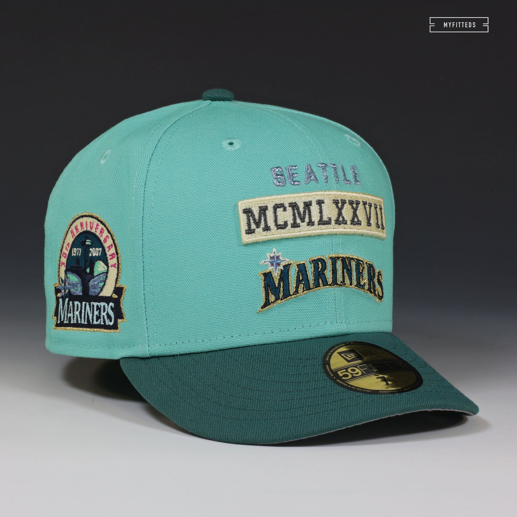 SEATTLE MARINERS 30TH ANNIVERSARY STACKED EST. MCMLXXVII NEW ERA
