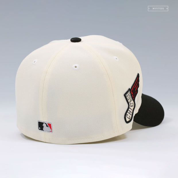 CHICAGO WHITE SOX 2025 CITY CONNECT OFF WHITE JET BLACK NEW ERA FITTED CAP