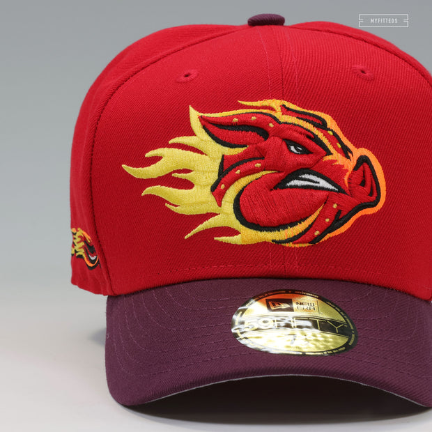 LEHIGH VALLEY IRON PIGS™ X HOT TAMALES® NIGHT CO-BRANDED FIRED UP NEW ERA FITTED CAP