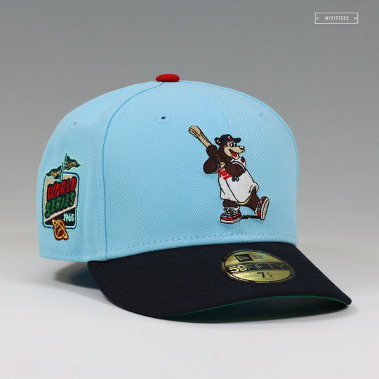 MINNESOTA TWINS 1965 WORLD SERIES T.C. BEAR MASCOT NEW ERA FITTED