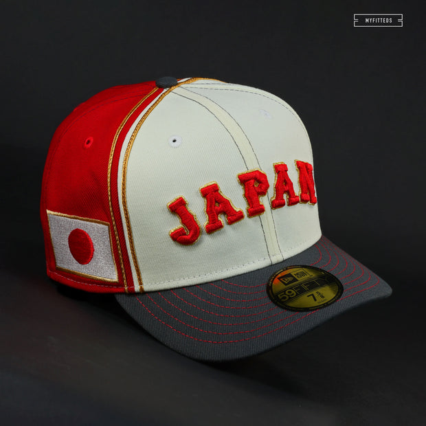 JAPAN 2023 WORLD BASEBALL CLASSIC DIAGONAL BLOCK NEW ERA FITTED CAP