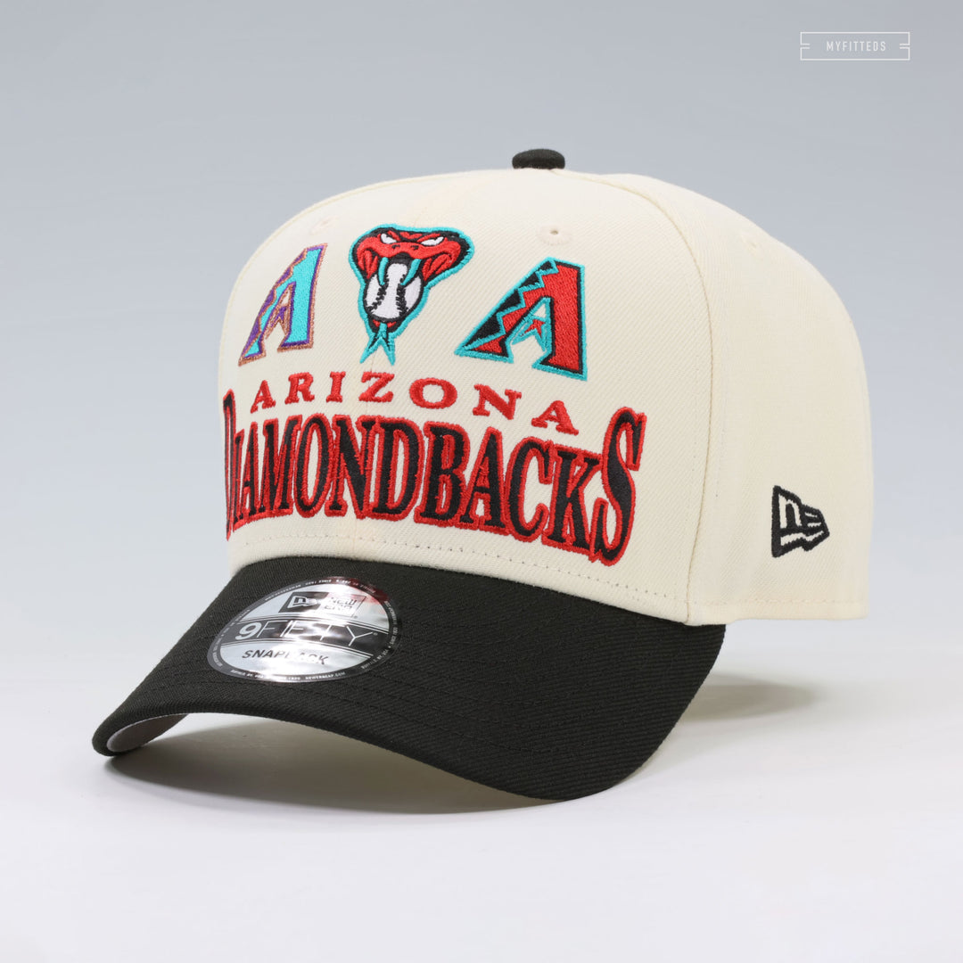 ARIZONA DIAMONDBACKS TEAM ARCHIVE OFF WHITE NEW ERA 9FIFTY