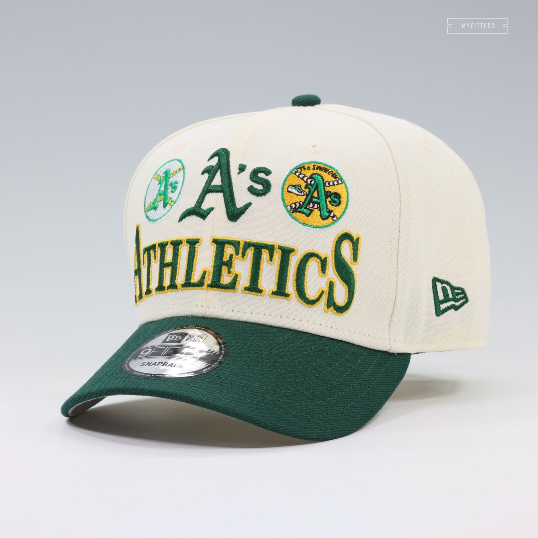 OAKLAND ATHLETICS A'S TEAM ARCHIVE OFF WHITE NEW ERA 9FIFTY