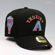 ARIZONA DIAMONDBACKS 1998 INAUGURAL SEASON UPSIDE DOWN INVERTED NEW ERA FITTED CAP