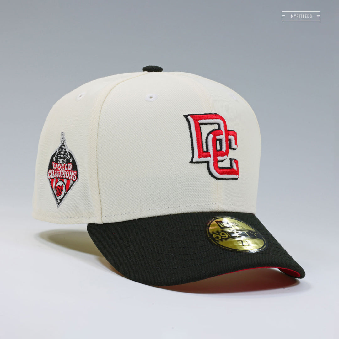 New Era Washington Nationals キャップ WASHINGTON NATIONALS 2019 WORLD SERIES CHAMPIONS OFF WHITE