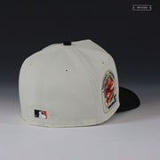BALTIMORE ORIOLES 30TH ANNIVERSARY OFF WHITE ORIOLE BIRD A-FRAME NEW ERA FITTED CAP