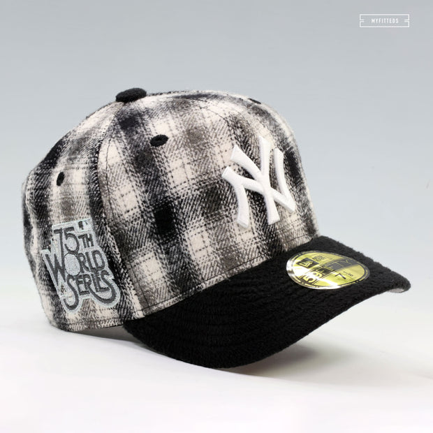 NEW YORK YANKEES 1978 WORLD SERIES BLACK PLAID MODERN FLAIR NEW