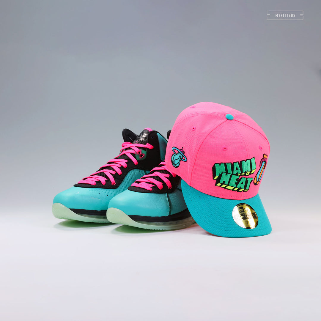 NEW ERA LAKERS マイヤミバイス カラー7 7/8 MIAMI HEAT NIKE LEBRON