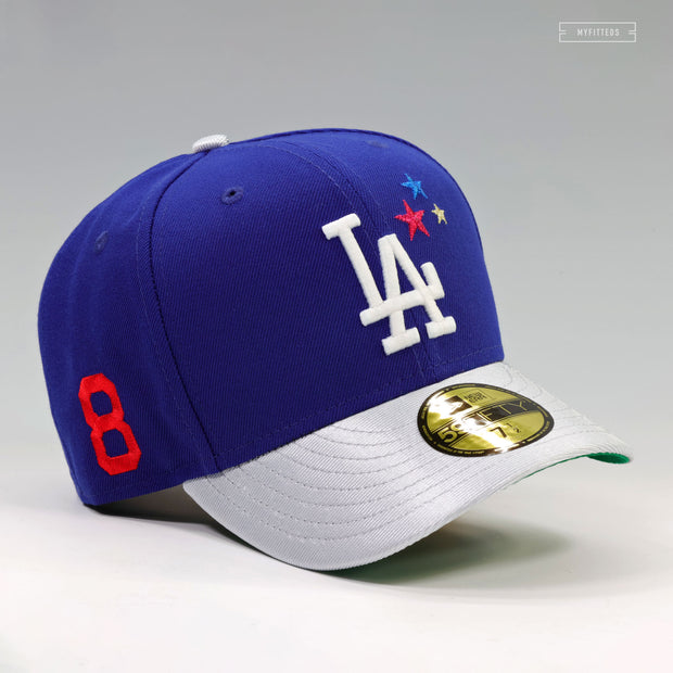 LOS ANGELES DODGERS TRI-STAR GITD KOBE BRYANT #8 ALTERNATE INSPIRED NEW ERA FITTED CAP