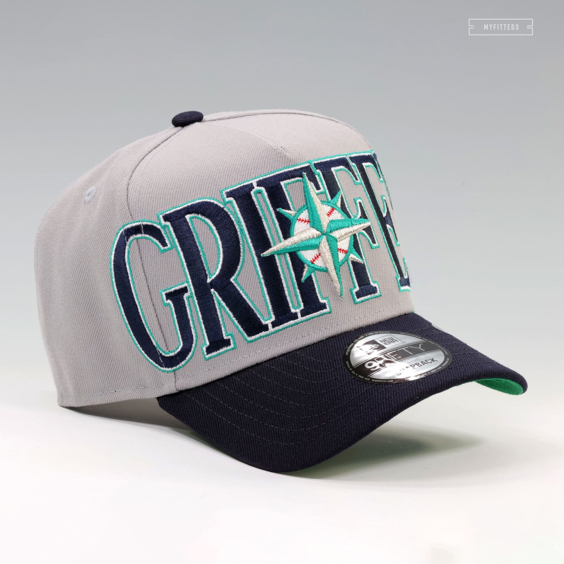 SEATTLE MARINERS KEN GRIFFEY JR. COMMEMORATIVE WORDMARK NEW ERA