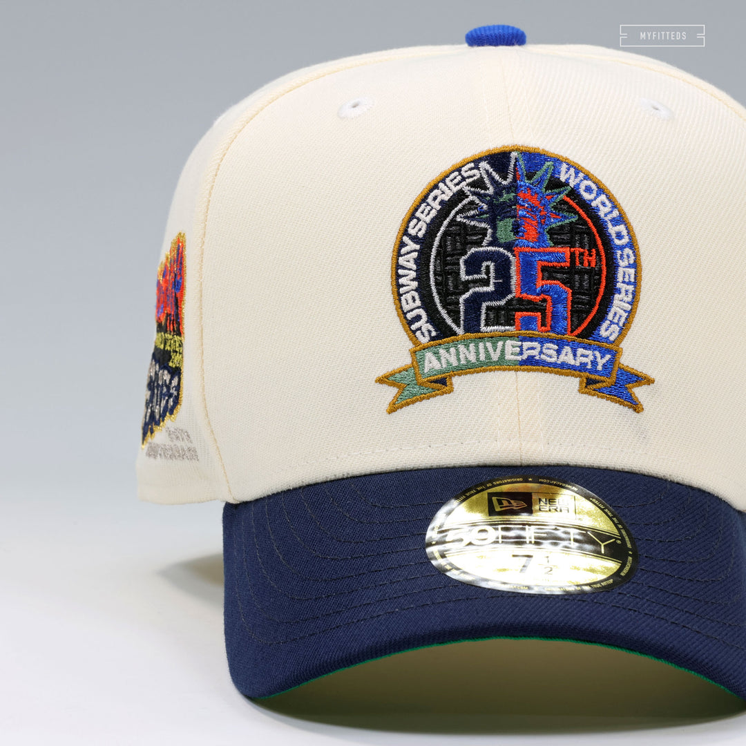ニューヨークメッツ Subway Serise 2000 フィッティドキャップ NEW YORK YANKEES AND METS 2000 WORLD SERIES SUBWAY SERIES