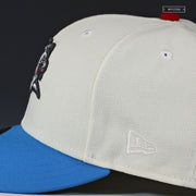 CLEARWATER THRESHERS 30TH ANNIVERSARY JAWS INSPIRED OFF WHITE NEW ERA FITTED CAP