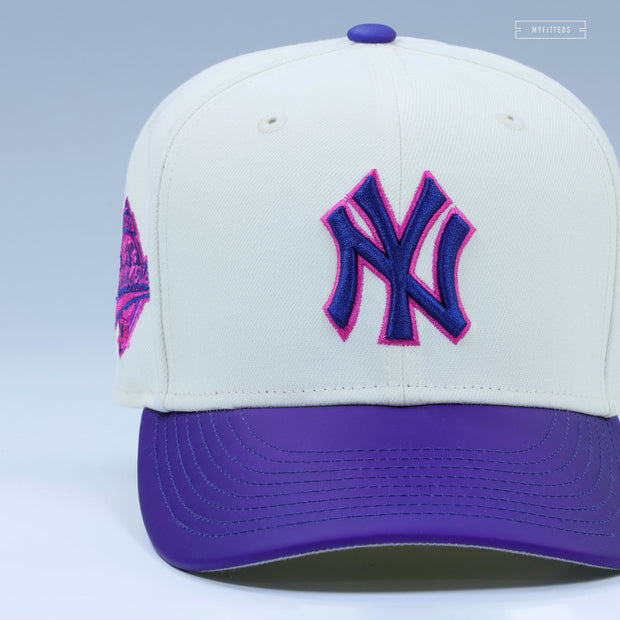 NEW YORK YANKEES 1996 WORLD SERIES COLOR DEVELOP MAGENTA COLOR SHIFTING NEW ERA CAP