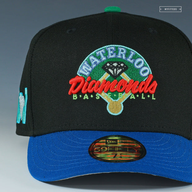 WATERLOO DIAMONDS BASEBALL NES MINI INSPIRED NEW ERA FITTED CAP