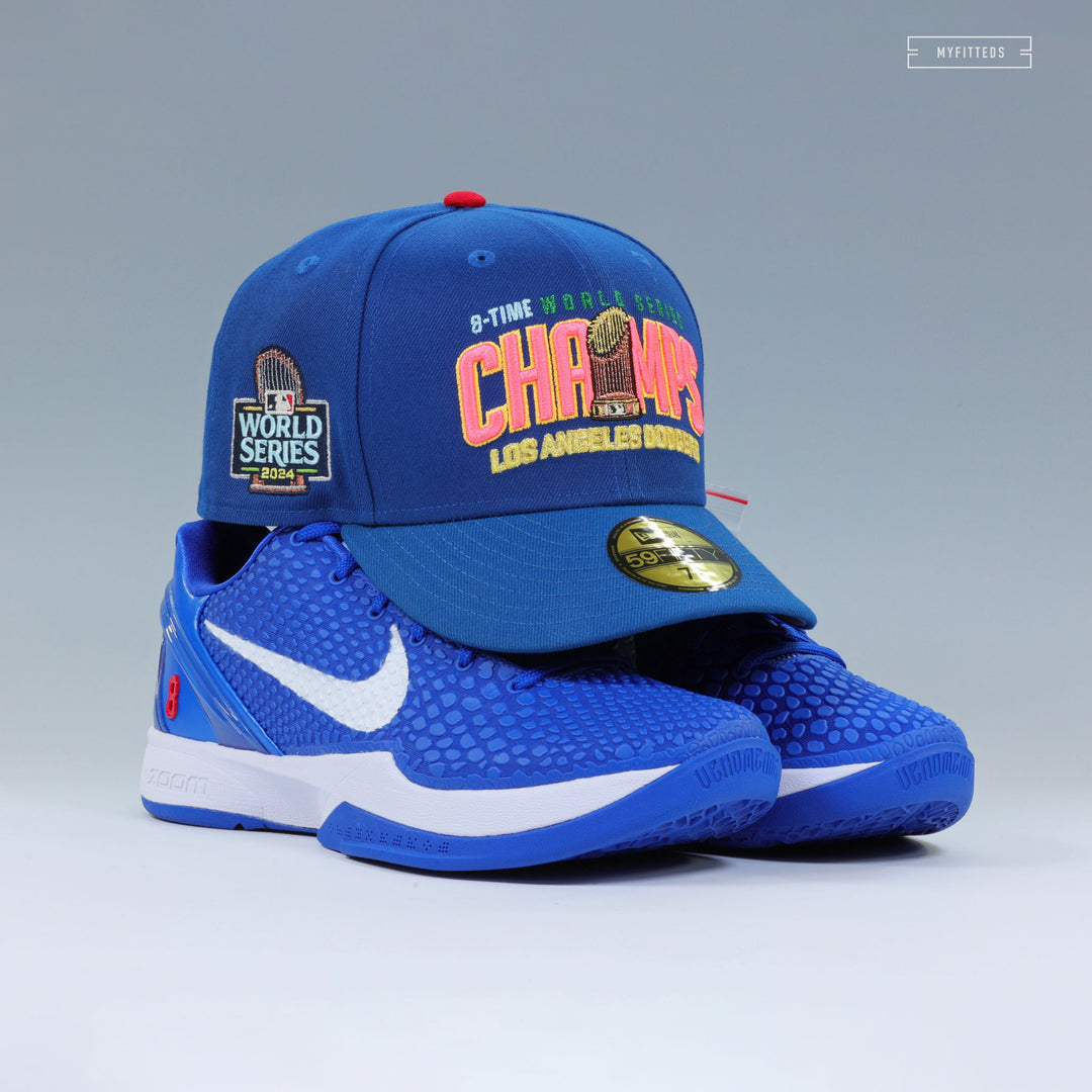 ドジャースWORLD SERIES 2024 キャップ LOS ANGELES DODGERS 2024 WORLD SERIES AND 8X WORLD CHAMPS KOBE VI
