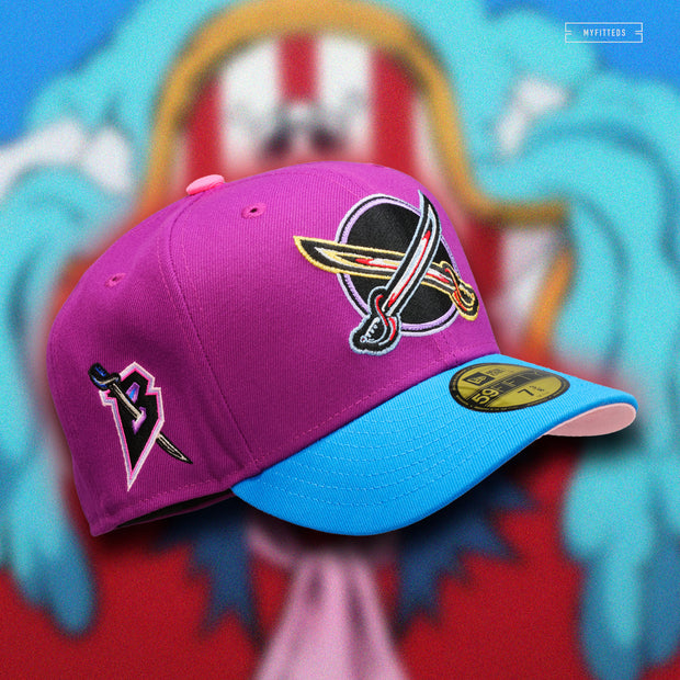 BUFFALO SABRES NHL DUAL SABRES ONE PIECE BUGGY THE CLOWN INSPIRED NEW ERA FITTED CAP