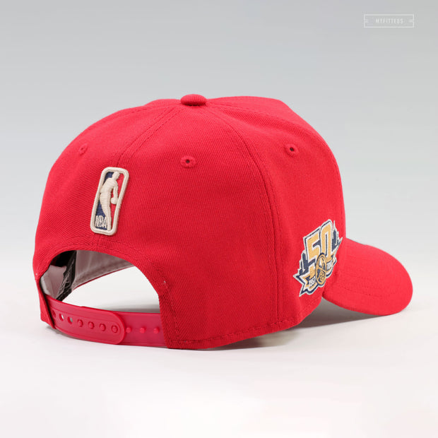DENVER NUGGETS 1967-2017 50TH ANNIVERSARY NBA HWC 9FIFTY A-FRAME NEW ERA SNAPBACK