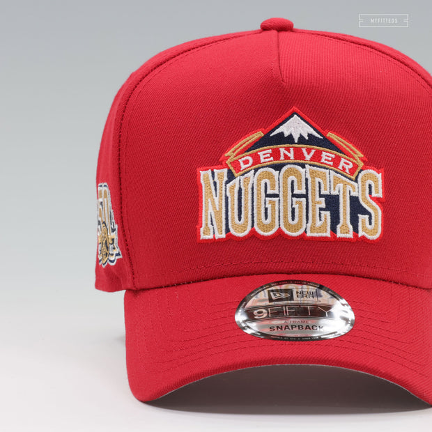 DENVER NUGGETS 1967-2017 50TH ANNIVERSARY NBA HWC 9FIFTY A-FRAME NEW ERA SNAPBACK