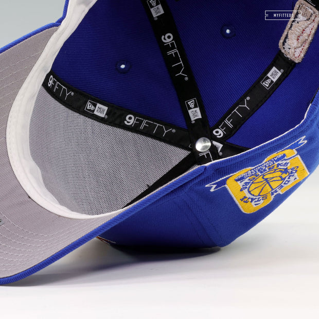 GOLDEN STATE WARRIORS 50TH ANNIVERSARY NBA HWC 9FIFTY A-FRAME NEW ERA SNAPBACK