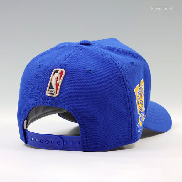 GOLDEN STATE WARRIORS 50TH ANNIVERSARY NBA HWC 9FIFTY A-FRAME NEW ERA SNAPBACK