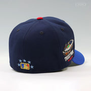 ATLANTA BRAVES BOLTS AND THUNDER TRUIST PARK NIGHTSHADE GOLDEN METALLIC NEW ERA CAP