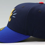 ATLANTA BRAVES BOLTS AND THUNDER TRUIST PARK NIGHTSHADE GOLDEN METALLIC NEW ERA CAP