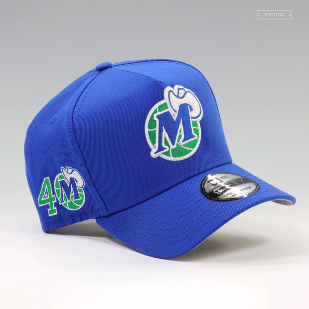 DALLAS MAVERICKS NBA HARDWOOD CLASSICS 40TH ANNIVERSARY 9FIFTY A-FRAME NEW ERA SNAPBACK